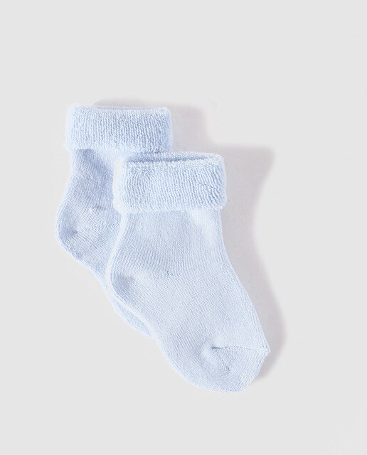 Calcetines de bebé niño Cotton Juice en azul