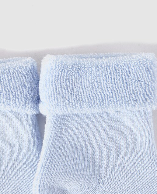 Calcetines de bebé niño Cotton Juice en azul