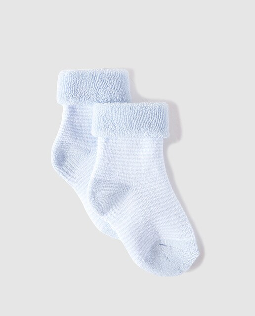 Calcetines de bebé niño Cotton Juice en azul