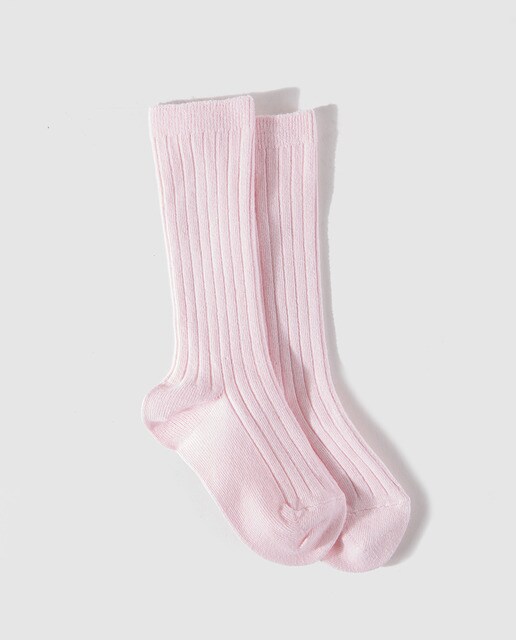 Calcetines de bebé niña Cotton Juice en rosa