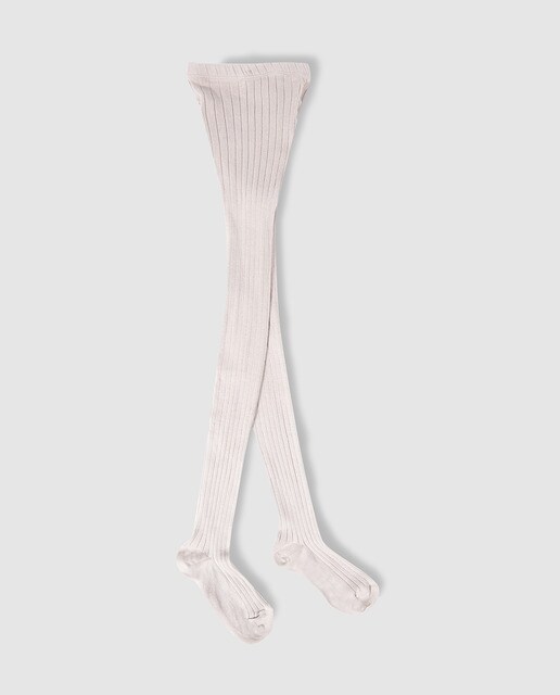 Leotardos de niña en beige