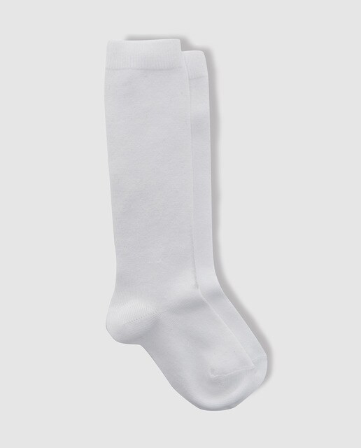 Calcetines de bebé niño en blanco