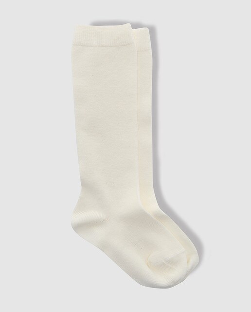Calcetines de bebé niño en blanco