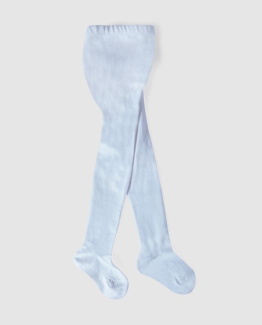 Leotardos de bebé niña en azul