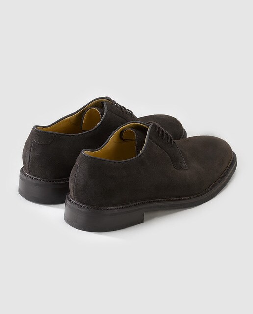 Bluchers de hombre de Berwick de ante marrones