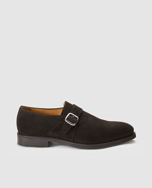 Zapatos de vestir de hombre de Berwick de ante marrones