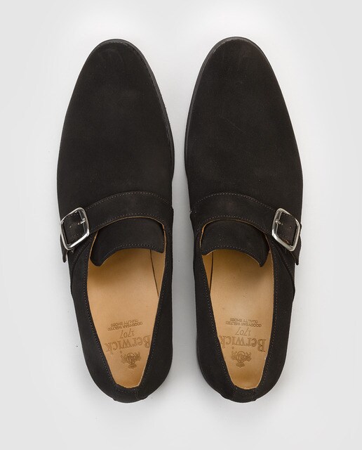 Zapatos de vestir de hombre de Berwick de ante marrones