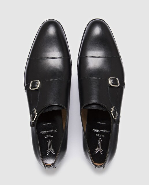 Zapatos de vestir de hombre de Yanko negros de piel