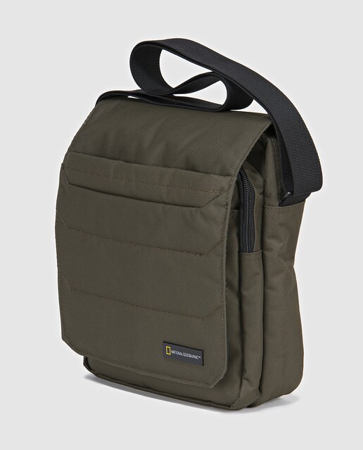 Bandolera de iPad con dos bolsillos exteriores