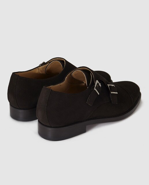 Zapatos de vestir de hombre de Berwick de ante marrones