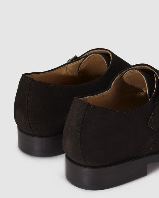 Zapatos de vestir de hombre de Berwick de ante marrones