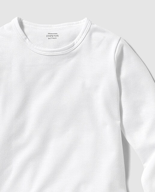 Camiseta infantil Impetus en blanco térmica