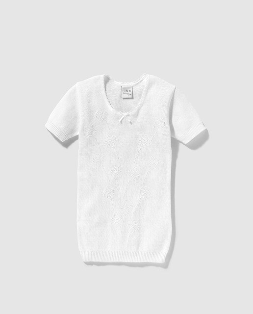 Camiseta de niña Diacar en blanco