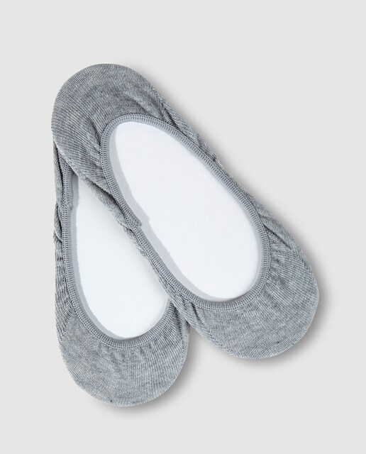 Calcetines de niña Cotton Juice gris