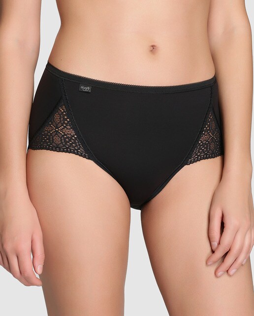 Pack de dos bragas de mujer Sloggi en negro