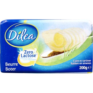 Dilea Manteiga Zero Lactose embalagem 200 g