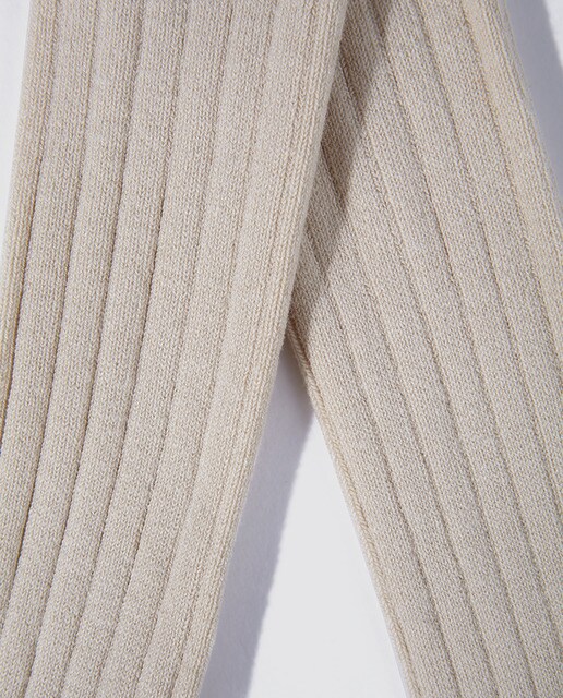 Leotardos de bebé niña Condor en beige