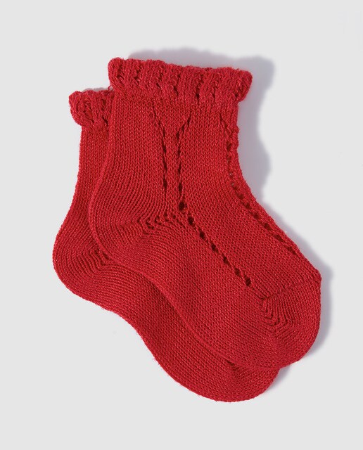 Calcetines de bebe Condor en rojo