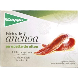 El Corte Inglés Filetes de Anchova em Azeite lata 53 g