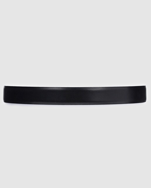 Cinturón de hombre piel negro