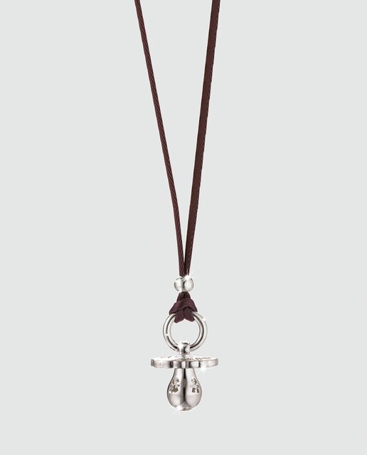 Collar LeBebé en plata grabada