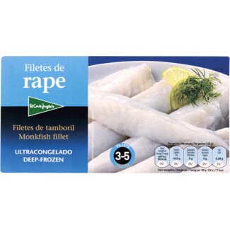 El Corte Inglés Filetes de Tamboril 3-5 Unidades embalagem 250 g
