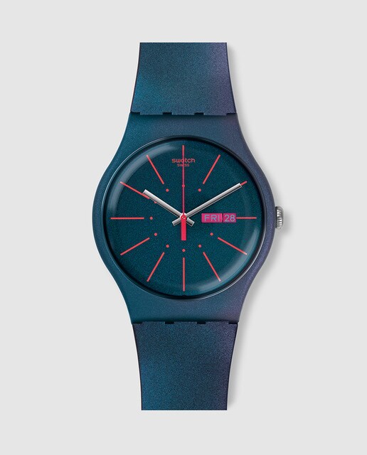 Reloj de hombre Swatch SUON708 New Gentleman de silicona