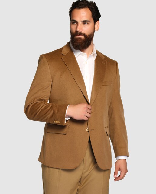 Americana de hombre Emidio Tucci lisa natural tallas grandes