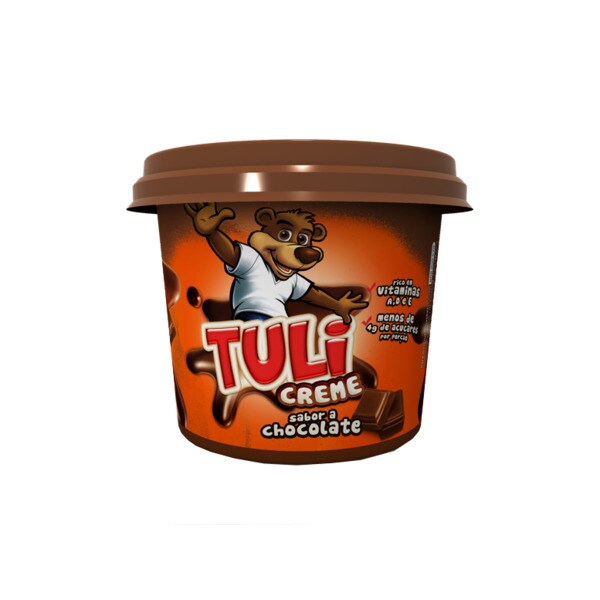 Tulicreme Creme de Barrar de Cacau embalagem 200 g