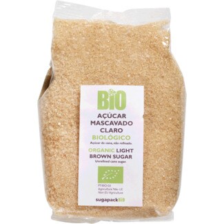 Sugapack Açúcar Mascavado Claro Biológico embalagem 500 g