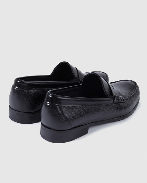 Mocasines de hombre Castellano negros de piel