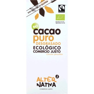 Alternativa 3 Cacau em Pó sem Glúten e sem Lactose Biológico embalagem 150 g