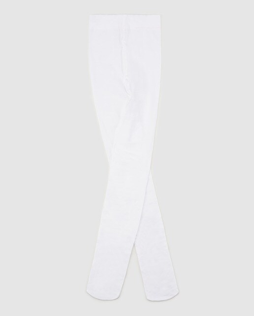 Pantys infantiles en blanco