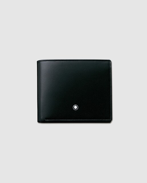 Cartera horizontal de piel Colección Meisterstück en color negro