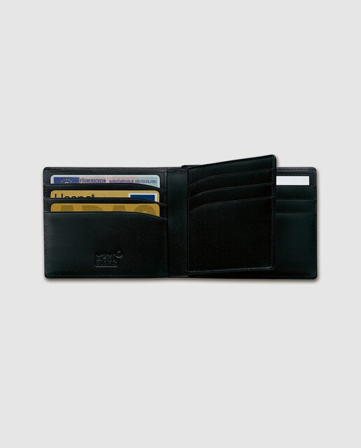 Cartera horizontal de piel Colección Meisterstück en color negro