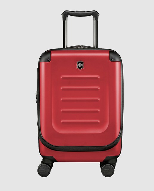 Maleta de cabina expandible SPECTRA 2.0, rígida roja, con capacidad hasta 33 L