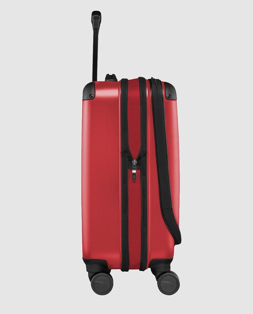 Maleta de cabina expandible SPECTRA 2.0, rígida roja, con capacidad hasta 33 L