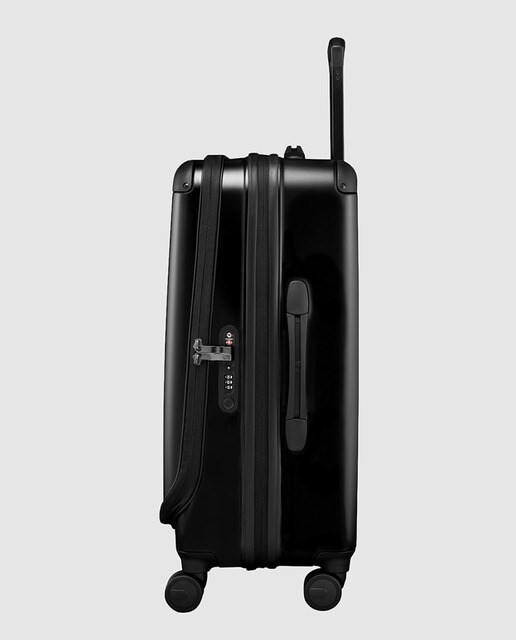 Maleta mediana expandible SPECTRA 2.0, rígida negra, con capacidad hasta 91 L
