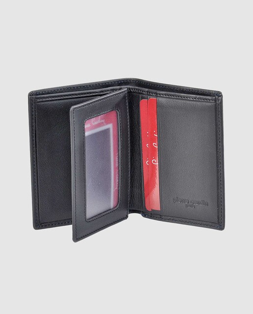 Cartera de piel negra Calidad Sedated