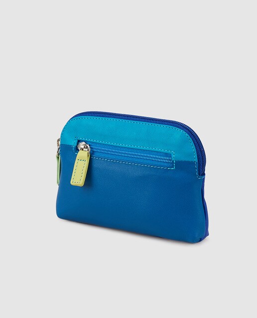 Monedero en napa multicolor