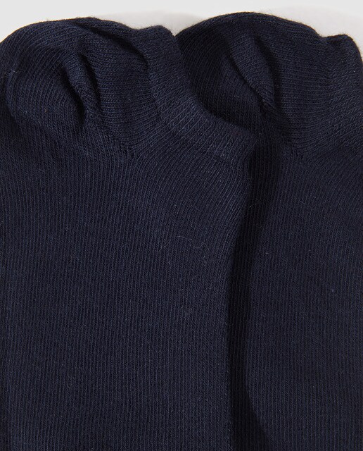 Calcetines infantiles Cotton Juice en azul invisibles