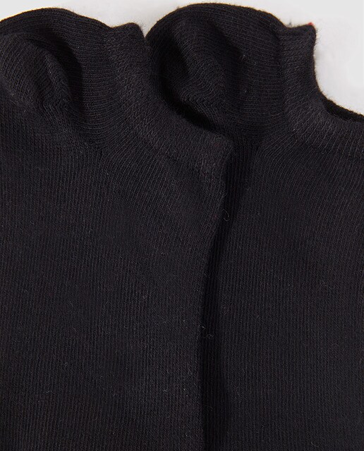 Calcetines infantiles Cotton Juice en negro invisibles