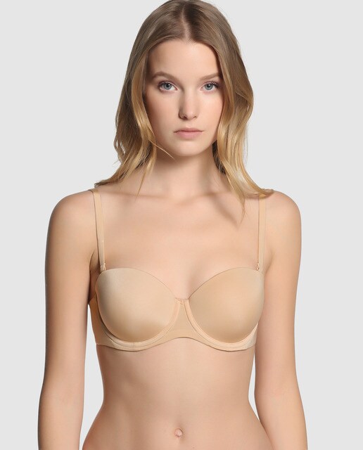 Sujetador de mujer bandeau multiposición