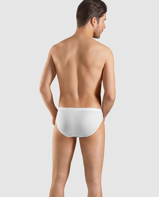 Slip de hilo de Escocia de hombre Hanro blanco