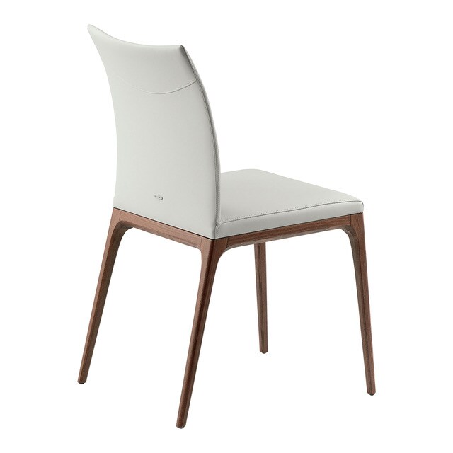 Silla de comedor de piel Arcadia Cattelan Italia