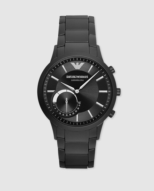 Smartwatch híbrido Armani Connected ART3001 de acero negro