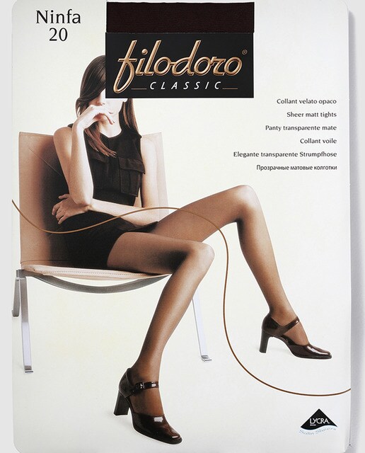 Collants transparentes de 20 deniers de mulher Filodoro