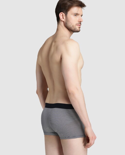 Boxer de punto de hombre Hom azul