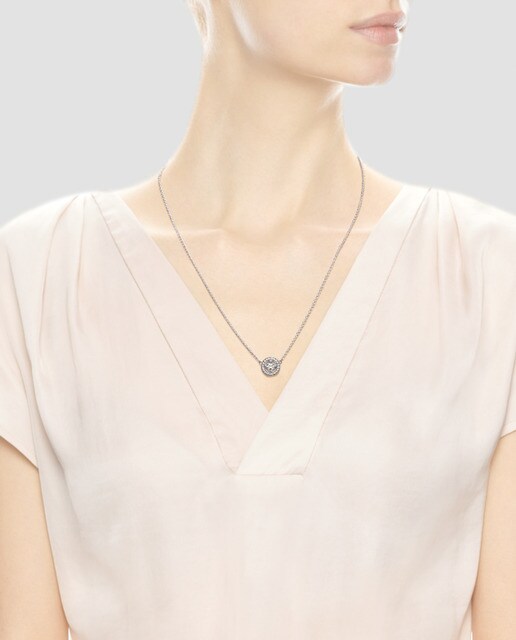 Collar en plata y circonita Pandora