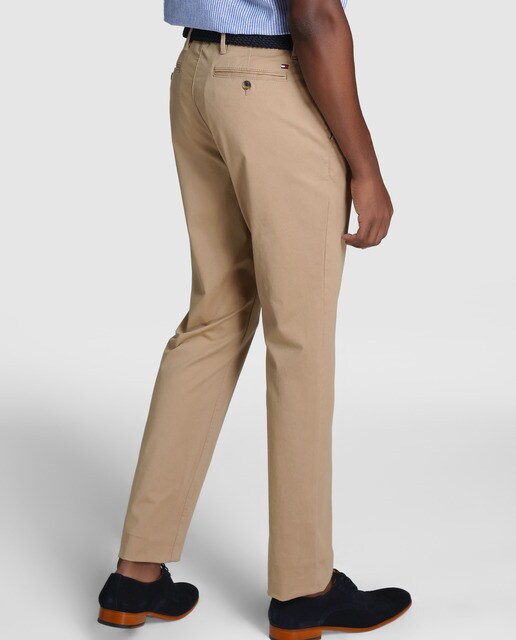 Chino de hombre Tommy Hilfiger slim beige